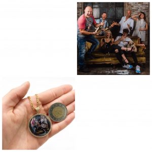 CZ Round Memory Pendant XLarge - Pendant - Image 3