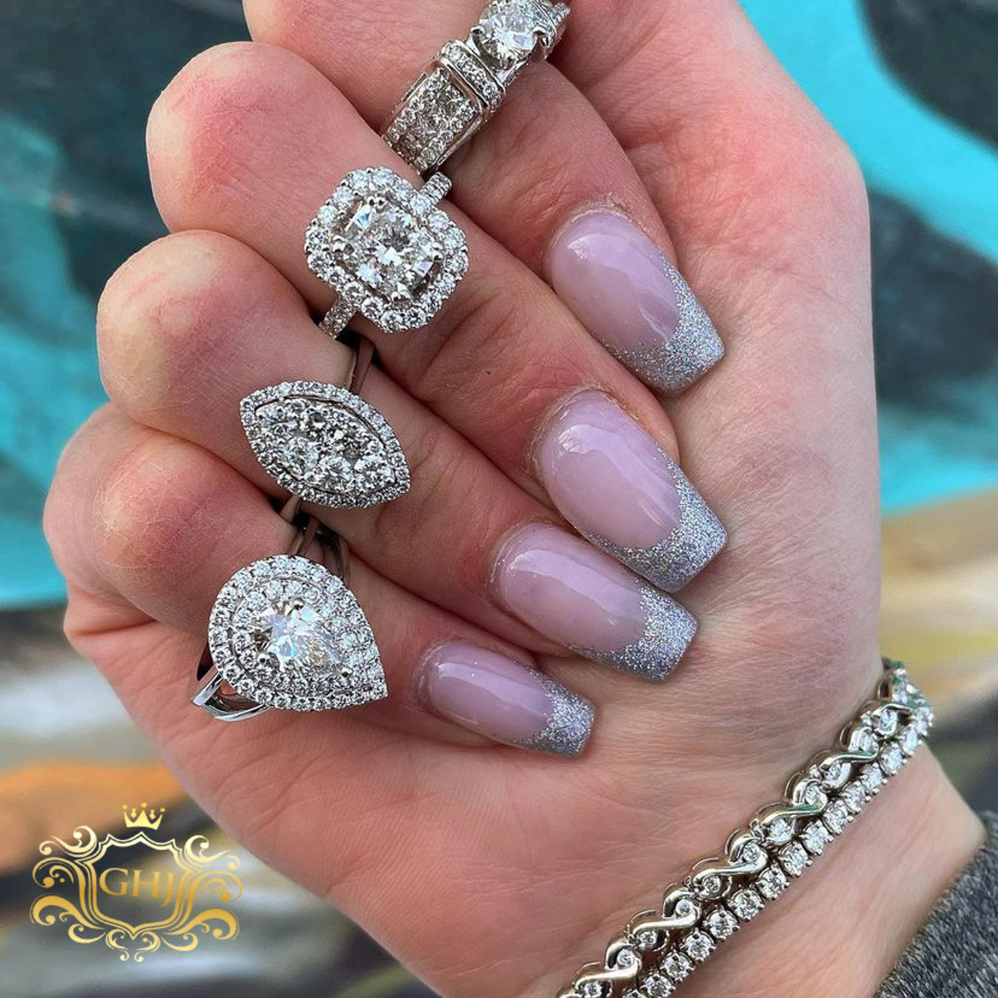 Diamond Infinity 0.75ct Bracelet Golden Hand Jewellery