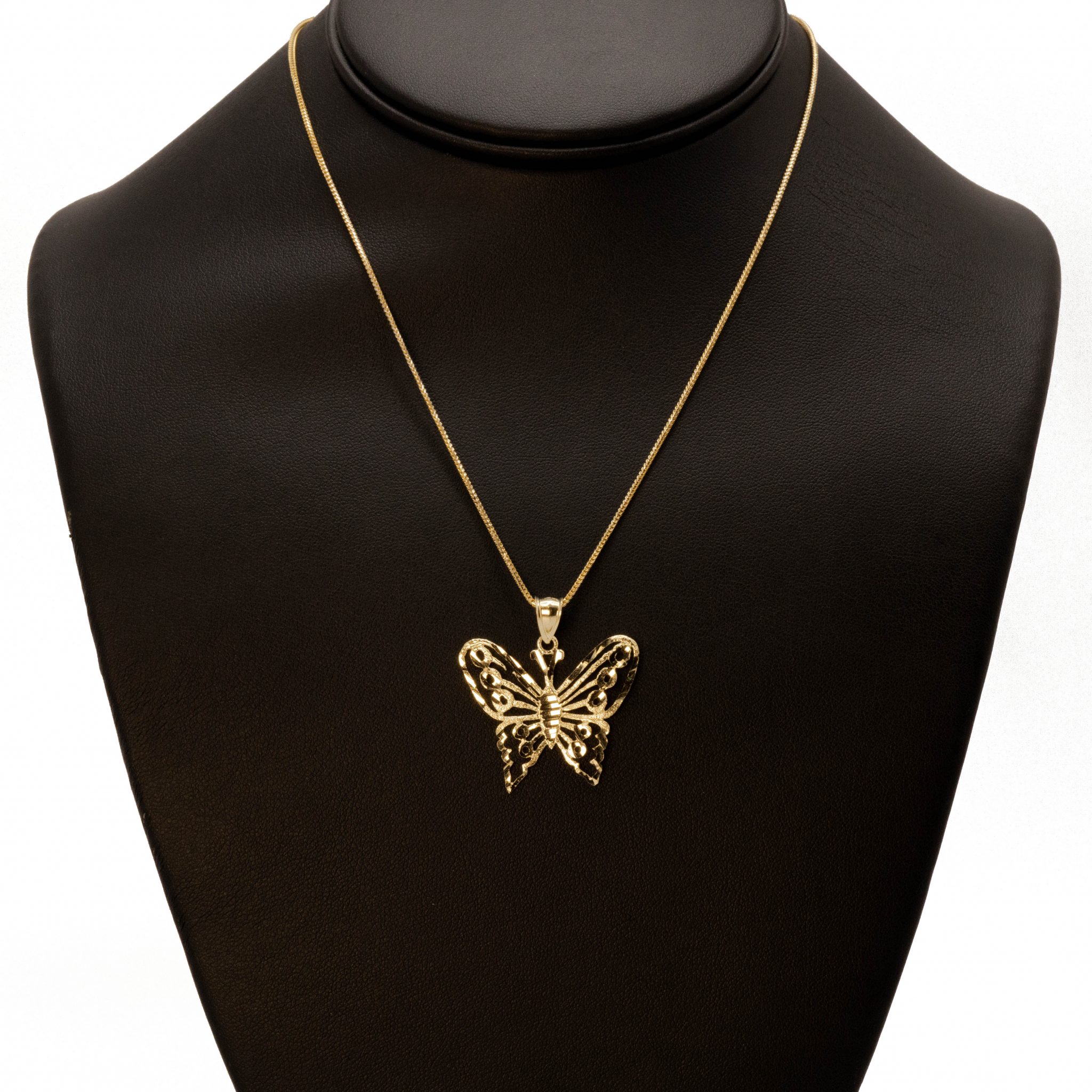 Butterfly 2 Pendant Golden Hand Jewellery