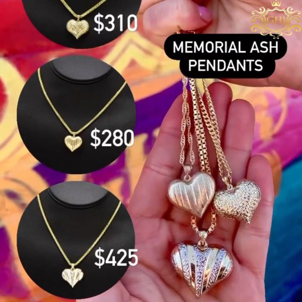 Heart necklace for ashes online