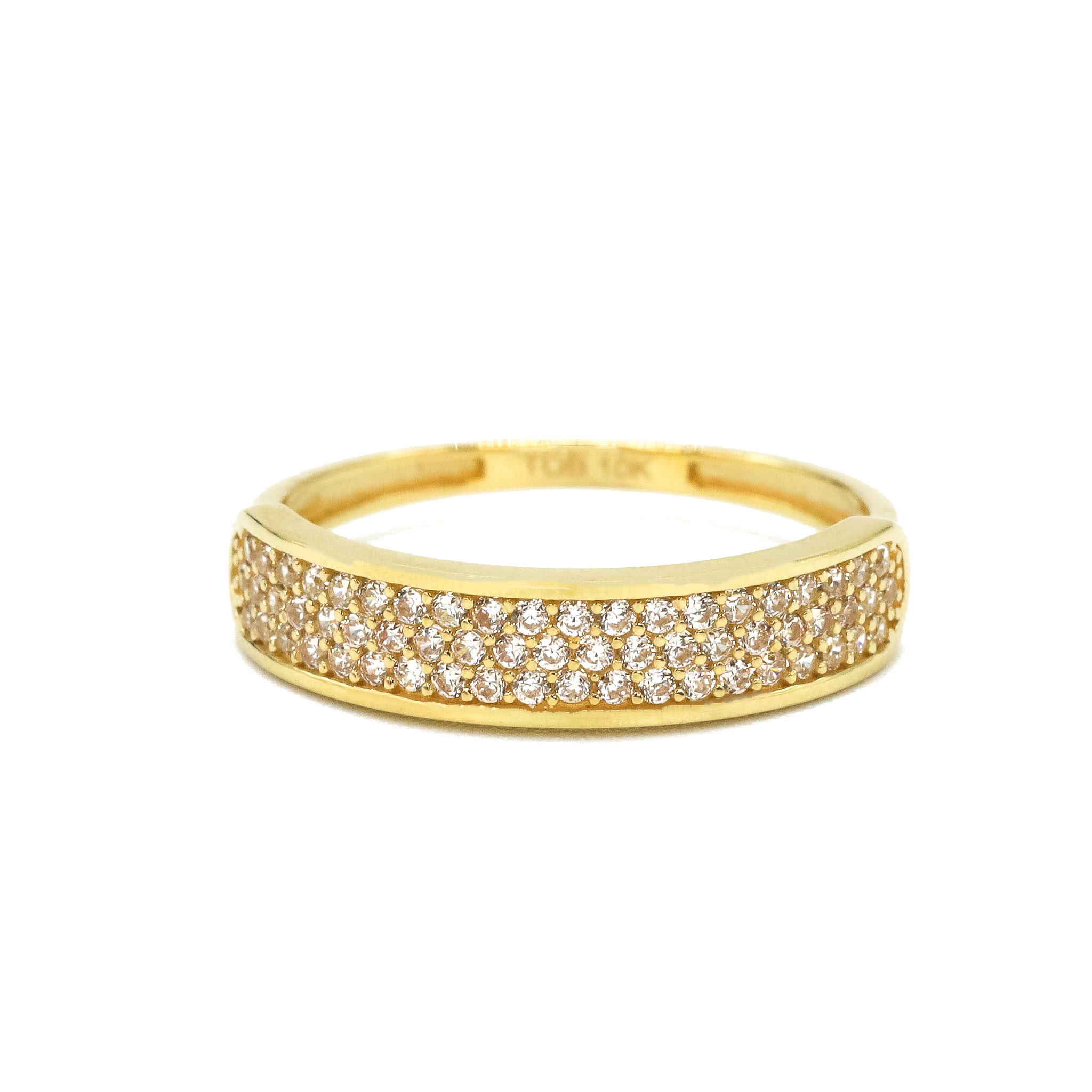 Pave on sale cz ring
