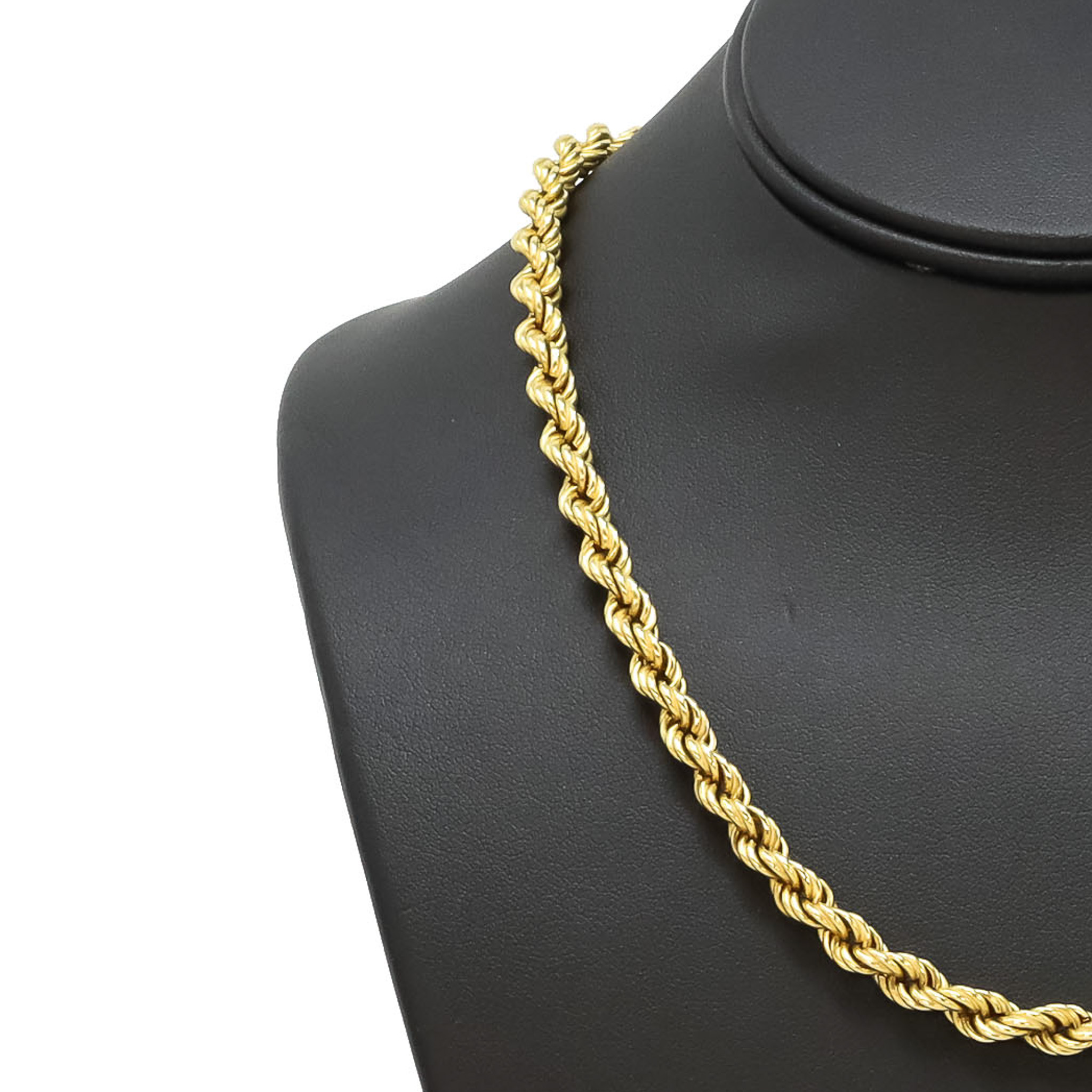 18k gold shop rope chain 6mm