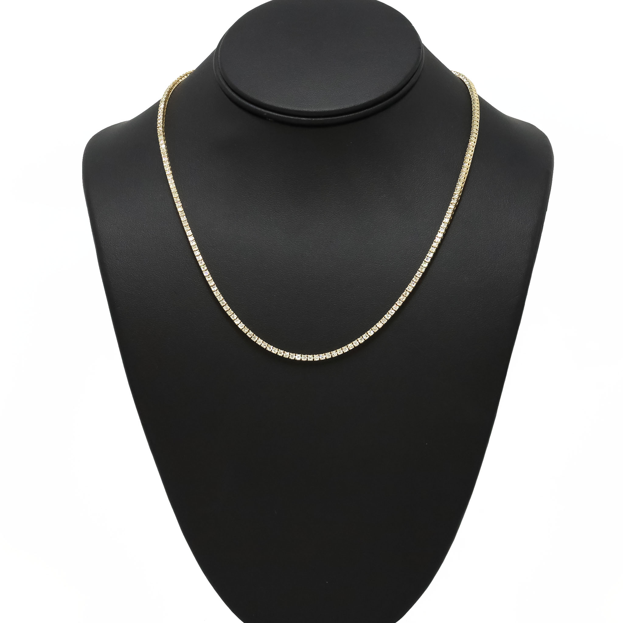Tennis chain 6.5ct 14k 18 155 Chains Golden Hand Jewellery