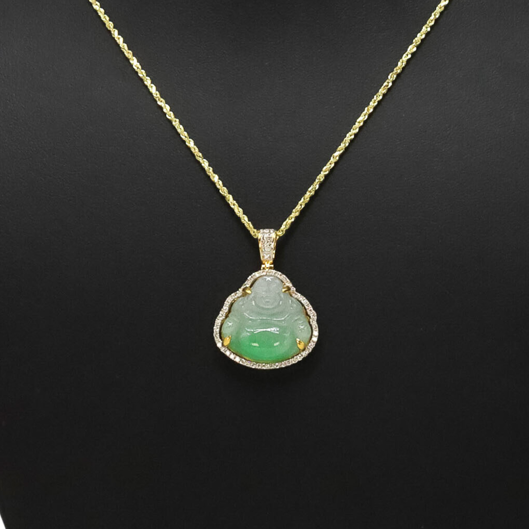 Diamond Buddha .60ct Pendant