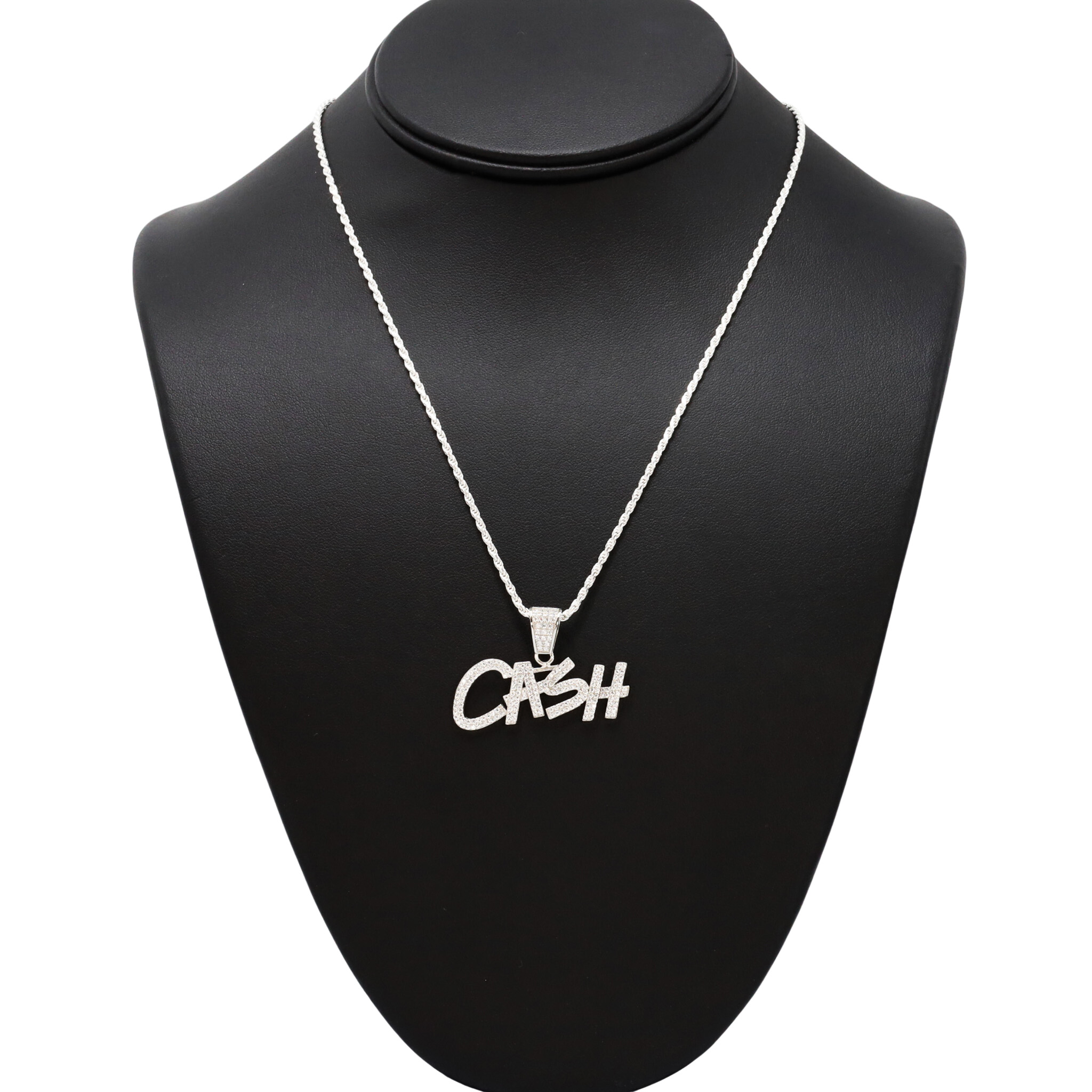 Cash Pendant- Silver Pendant - Golden Hand Jewellery