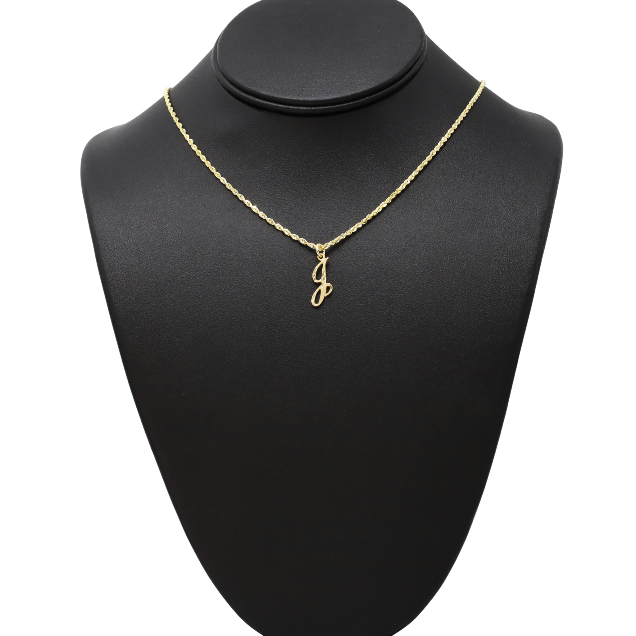 Letter J Handwriting Pendant