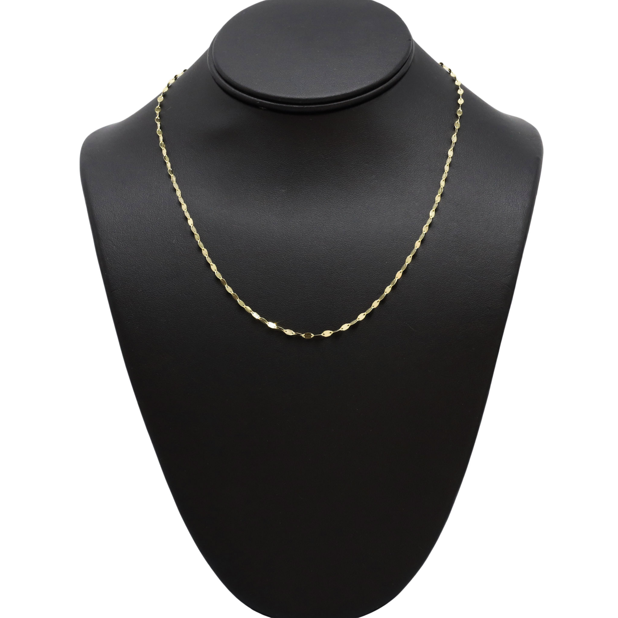 Light Oval Link 2.25mm 10k 18" Chains Golden Hand Jewellery
