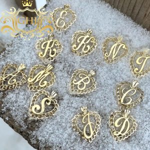 Heart Letter B - Pendant - Image 3