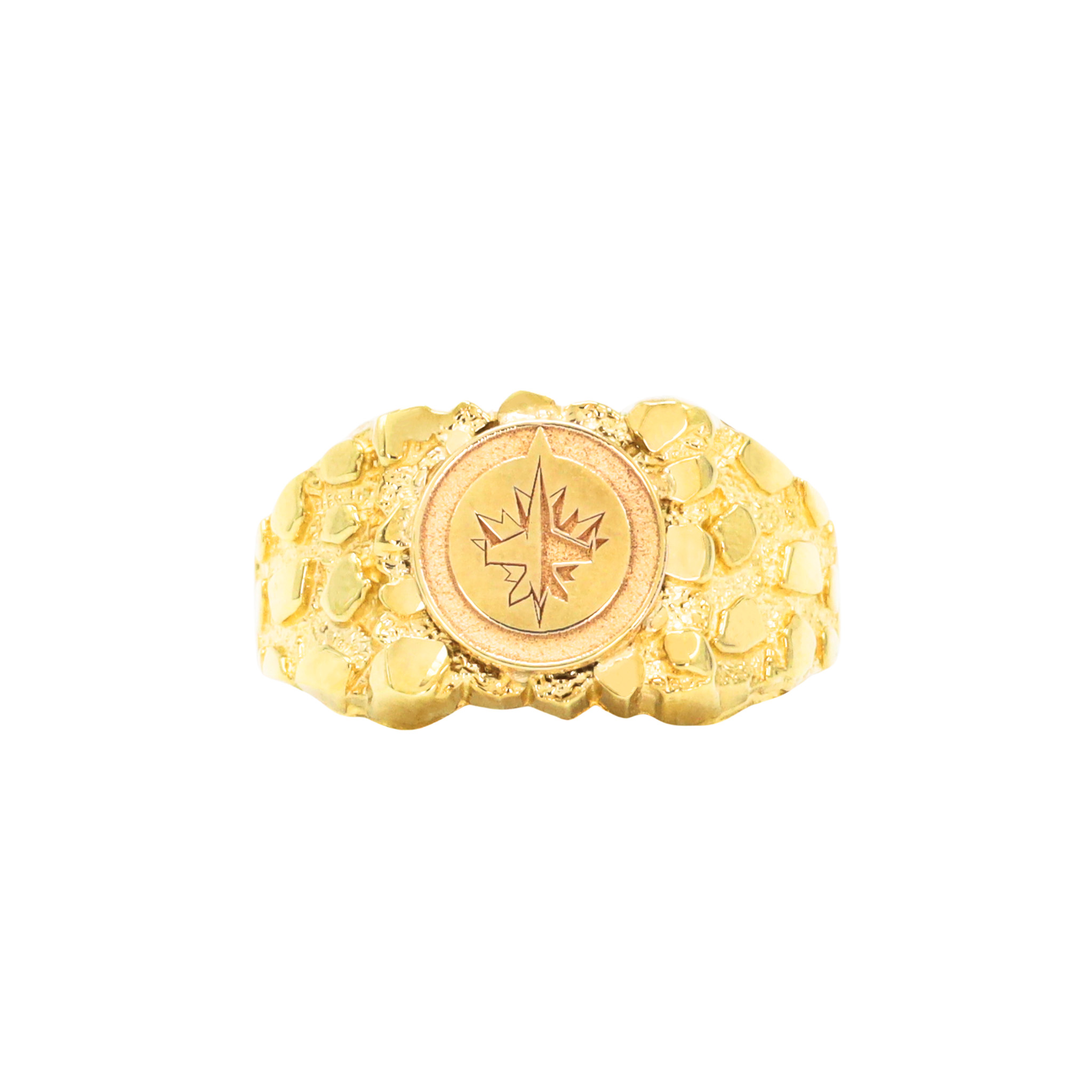 Jets Nugget - Nugget Ring - Golden Hand Jewellery
