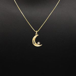 Cz Moon - Pendant - Image 3