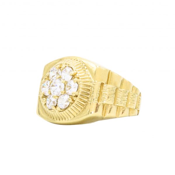 Cz Rolex Style Ring