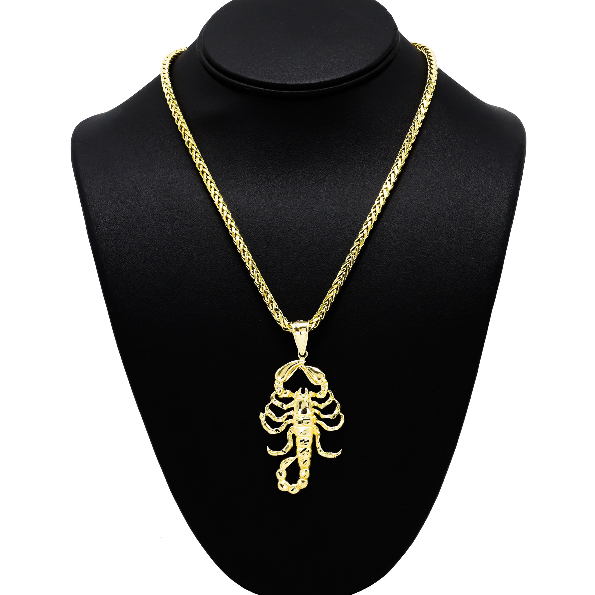 Large Scorpion Pendant Golden Hand Jewellery