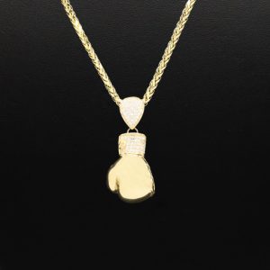 Cz Boxing Glove - Pendant - Image 3