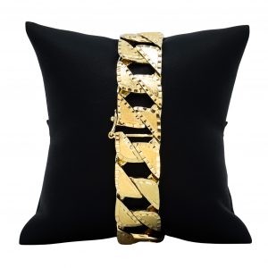 Square Diamond Cut 17.25mm 8.5" - Bracelet - Image 3