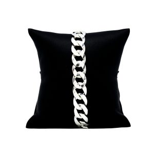 High Polish 11.85mm 9.5" GHJ272 - Silver Bracelet