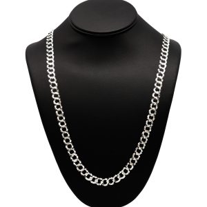 Diamond Cut 9mm 30" GHJ189 - Silver Chain