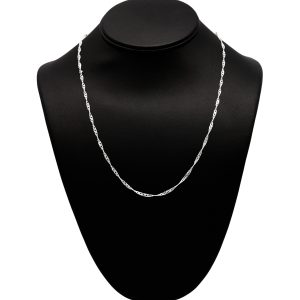 Silver Singapore 2.5mm 20" - Silver Chain - Image 1