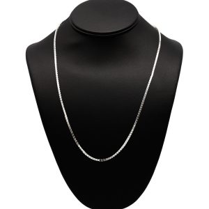 Silver Box 2.2mm 22" - Silver Chain - Image 1