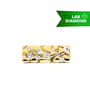Diamond Alli Nugget Ring .37ct 10k #229 - Ring