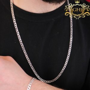 Diamond Cut 5.5mm 30" GHJ7 - Silver Chain - Image 2