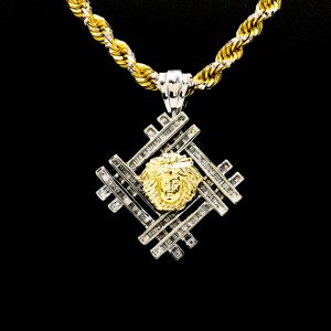 Diamond Medusa 2.26ct 10k #113 - Pendant - Image 2
