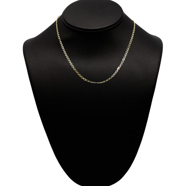 Circle o style chain ladies 10k gold side view Circle o style chain ladies 10k gold side view with yellow gold woman chain for shopping