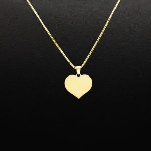 Medium Heart 10k - Pendant - Image 2