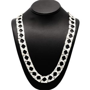 Diamond Cut 18mm 30" GHJ144 - Silver Chain