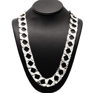Diamond Cut 21mm 30" GHJ145 - Silver Chain